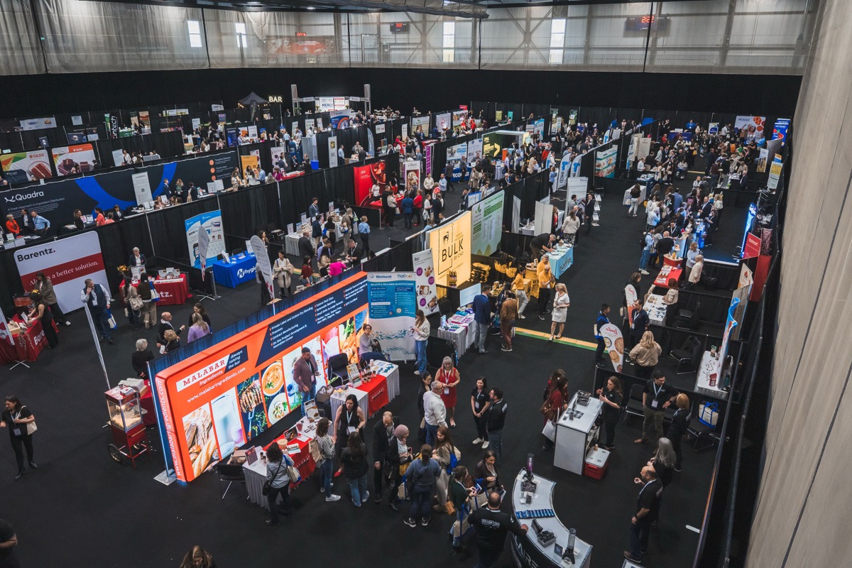 Aerial view showing the scale of the Supplier Show